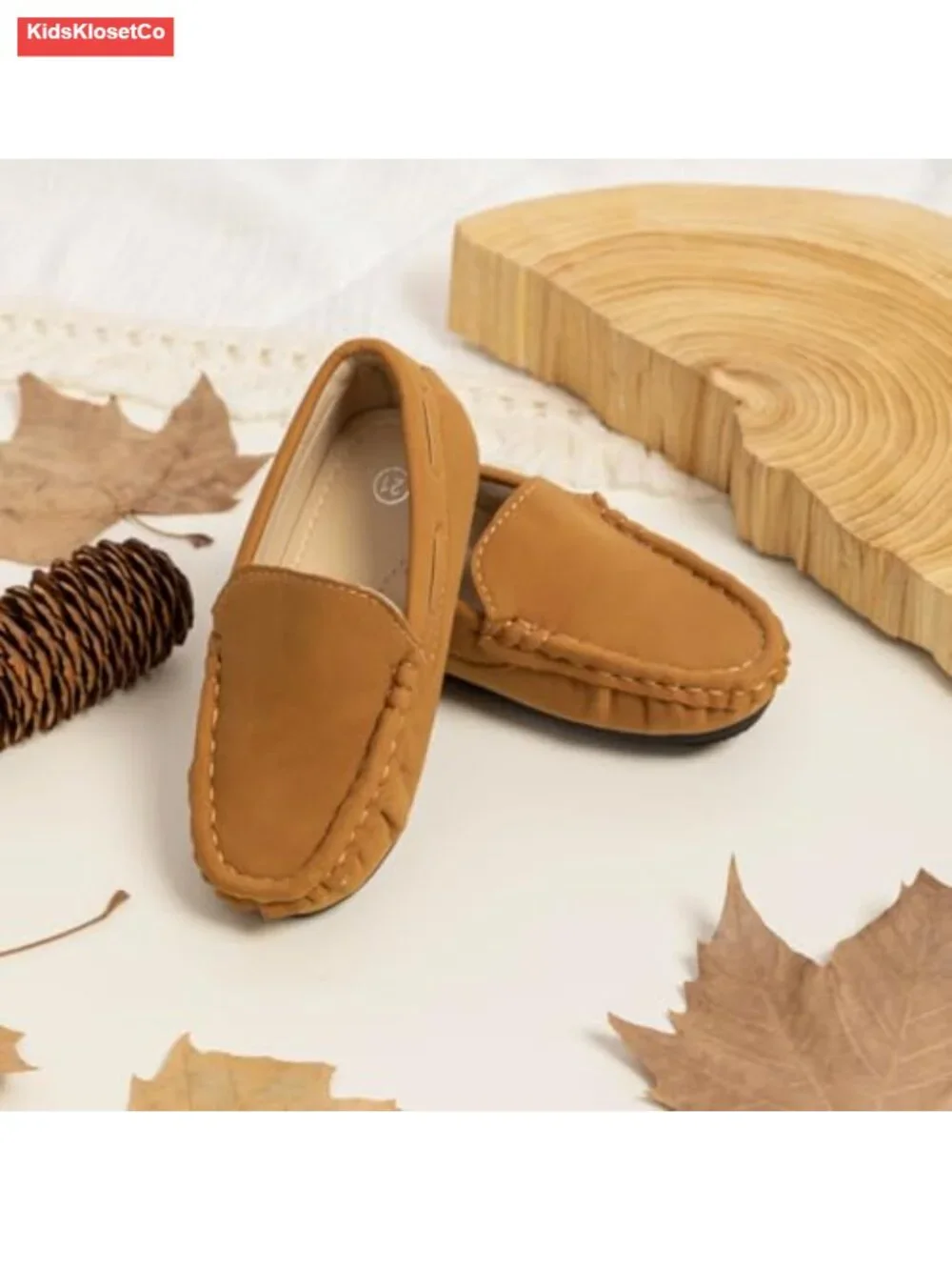 Boys Slip-On Loafers Soft Faux Leather Toddler Casual Mocc